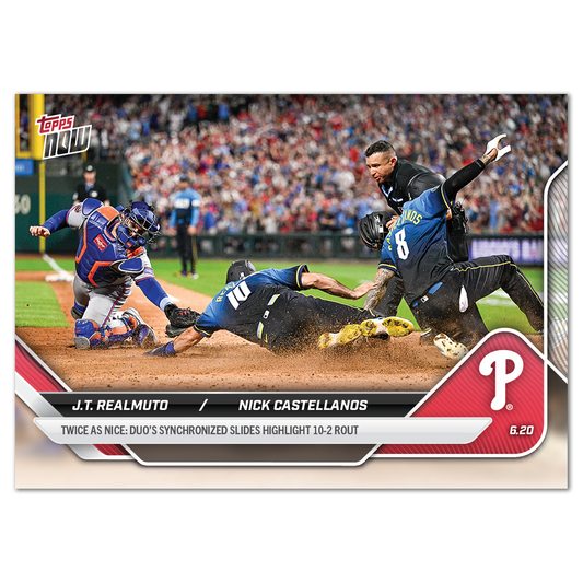 J.T. Realmuto / Nick Castellanos - 2025 MLB Topps NOW® - Card 326