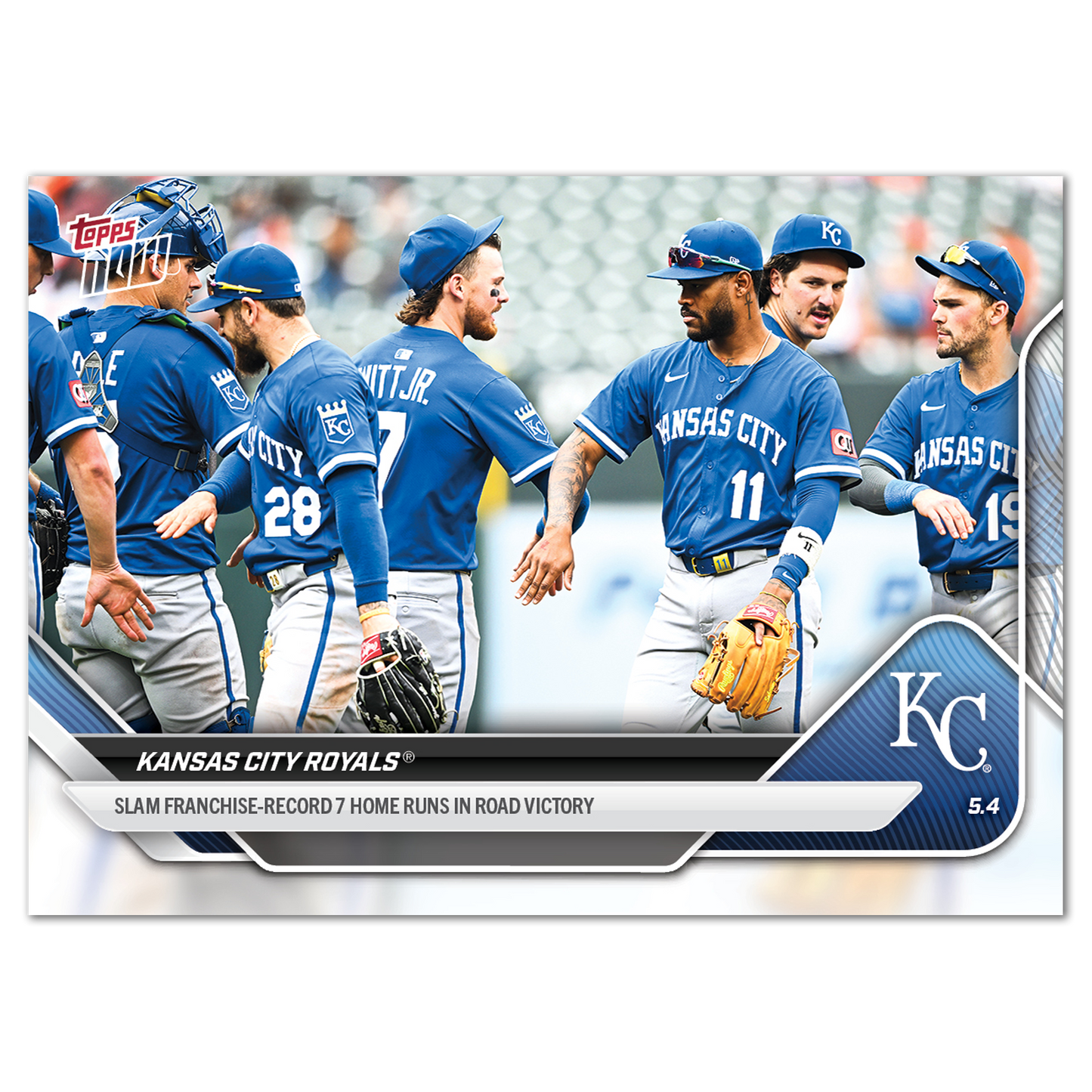 Kansas City Royals - 2025 MLB Topps NOW® - Card 138