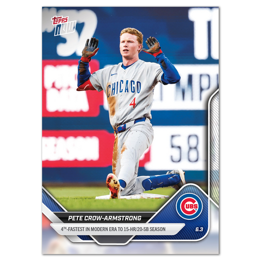 Pete Crow-Armstrong - 2025 MLB Topps NOW® - Card 253