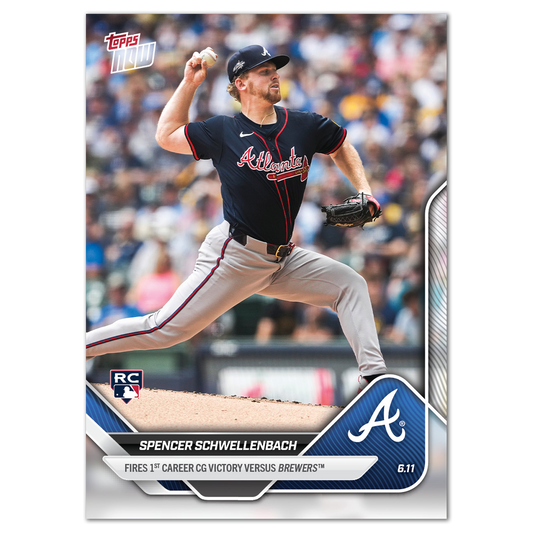 Spencer Schwellenbach - 2025 MLB Topps NOW® - Card 287