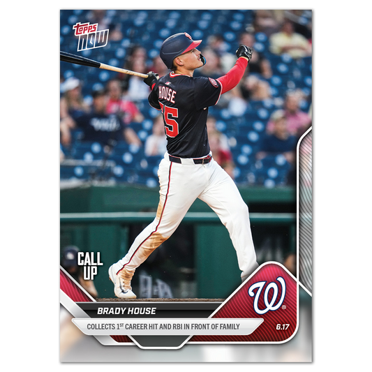 Brady House - 2025 MLB Topps NOW® - Card 308
