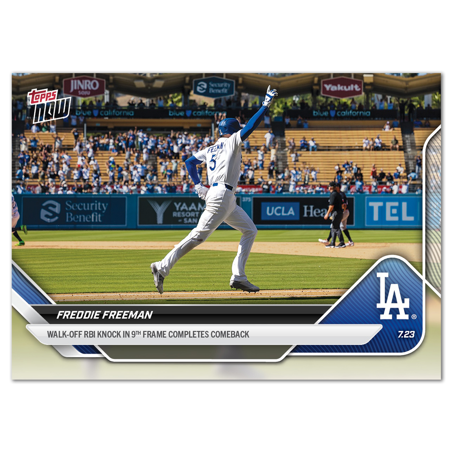Freddie Freeman - 2025 MLB Topps NOW® - Card 457