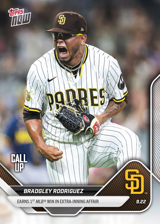 Bradgley Rodriguez - 2025 MLB Topps NOW® - Card 749