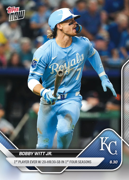Bobby Witt Jr. - 2025 MLB Topps NOW® - Card 633