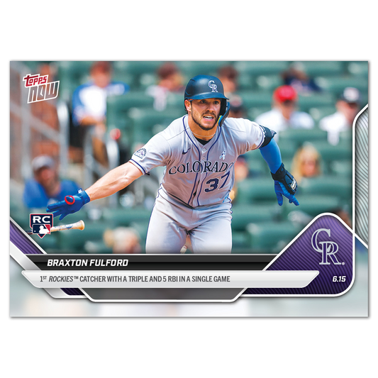 Braxton Fulford - 2025 MLB Topps NOW® - Card 301