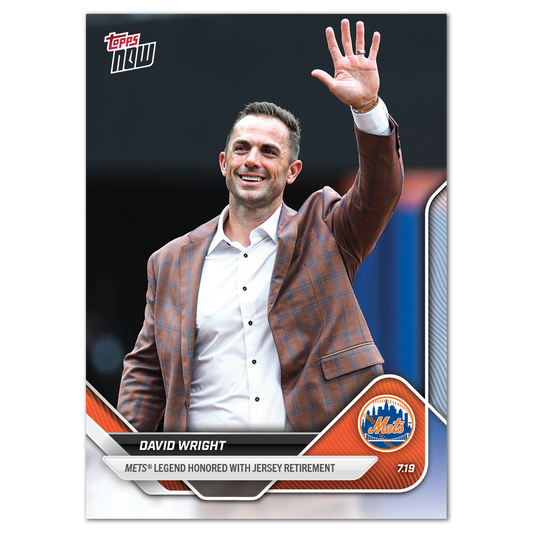 David Wright - 2025 MLB Topps NOW® - Card 439 - LOOK FOR AUTOS