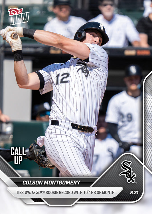 Colson Montgomery - 2025 MLB Topps NOW® - Card 638