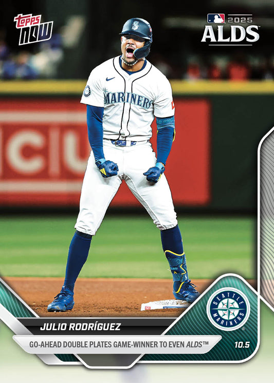 Julio Rodríguez - 2025 MLB Topps NOW® - Card 830