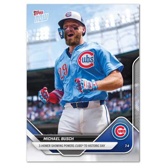 Michael Busch - 2025 MLB Topps NOW® - Card 382