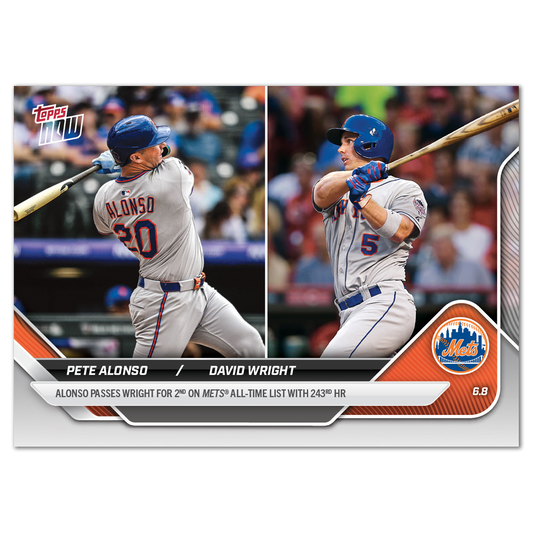 Pete Alonso / David Wright - 2025 MLB Topps NOW® - Card 272