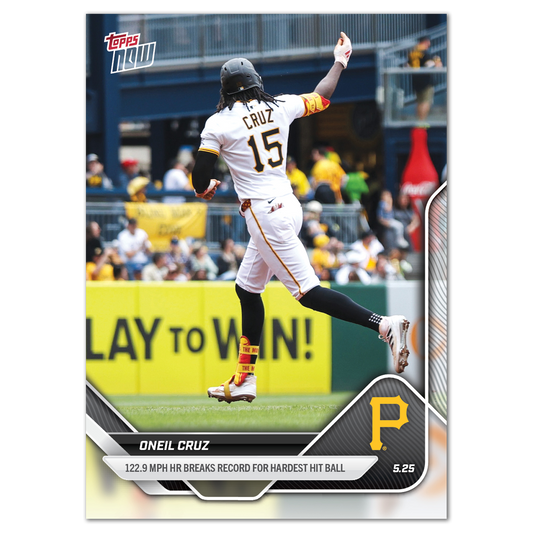 Oneil Cruz - 2025 MLB Topps NOW® - Card 212