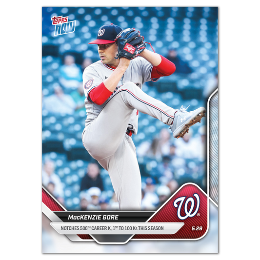 MacKenzie Gore - 2025 MLB Topps NOW® - Card 232