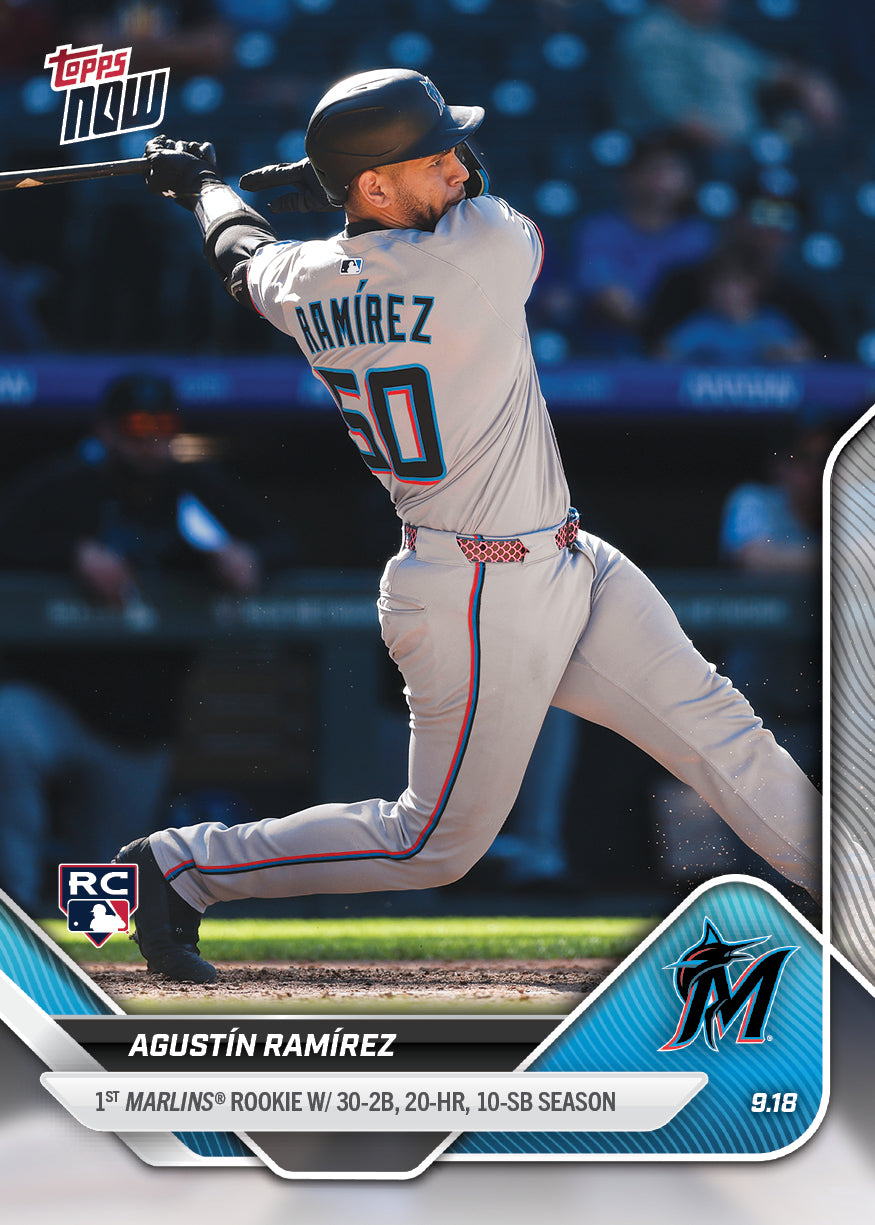 Agustín Ramírez - 2025 MLB Topps NOW® - Card 730