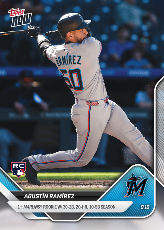 Agustín Ramírez - 2025 MLB Topps NOW® - Card 730