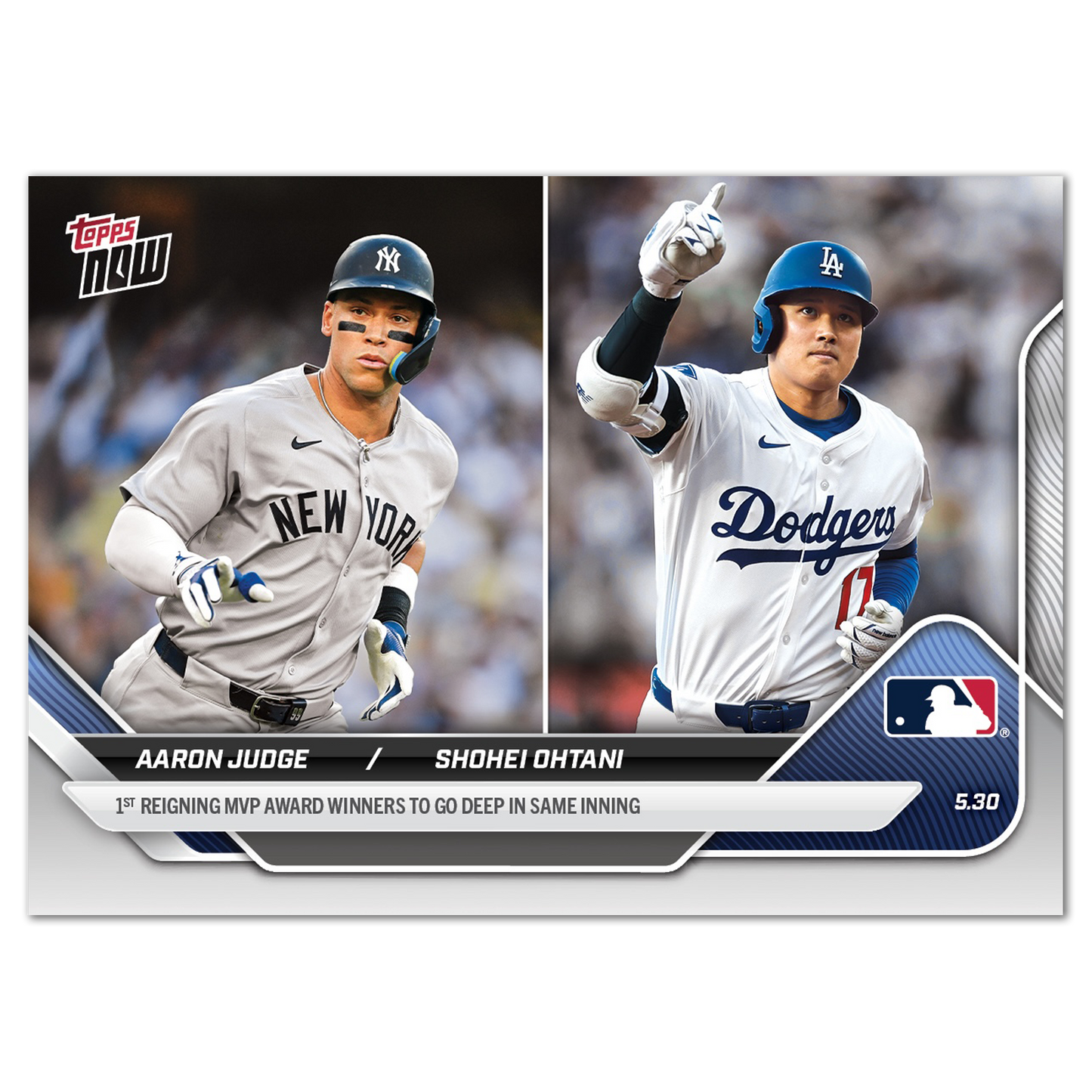 Aaron Judge/Shohei Ohtani - 2025 MLB Topps NOW® - Card 239