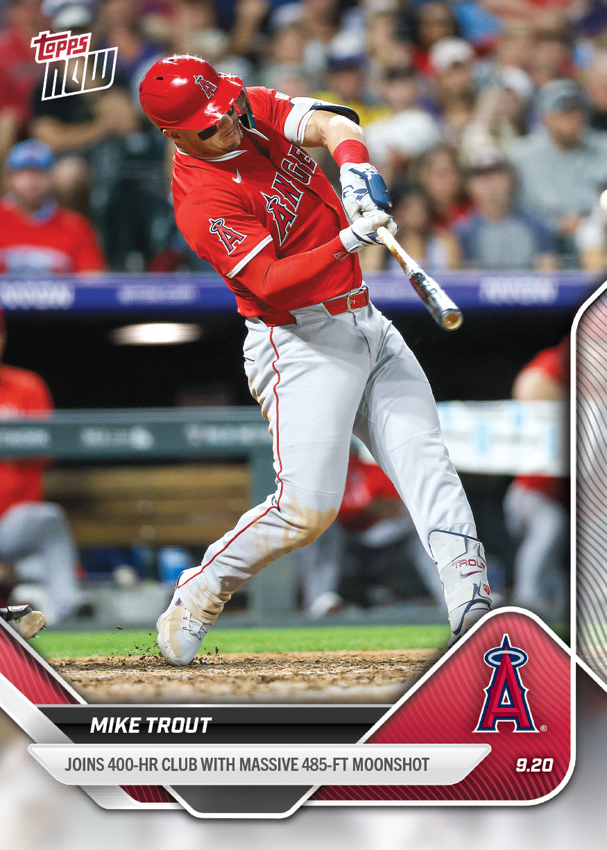 Mike Trout - 2025 MLB Topps NOW® - Card 742 - LOOK FOR AUTO-RELICS