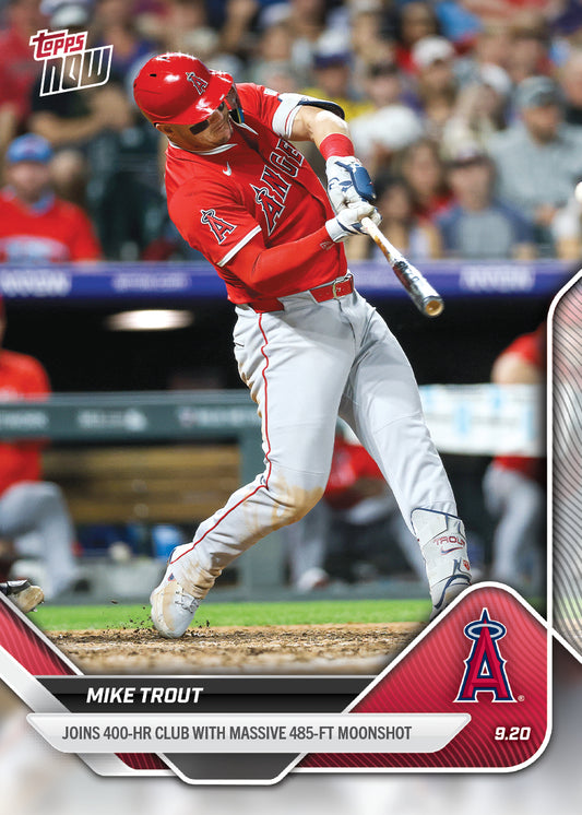 Mike Trout - 2025 MLB Topps NOW® - Card 742 - LOOK FOR AUTO-RELICS