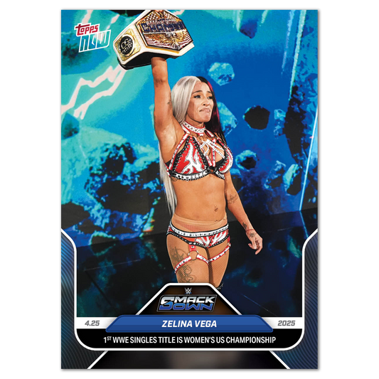 Zelina Vega - 2025 WWE Topps NOW® - Card 49