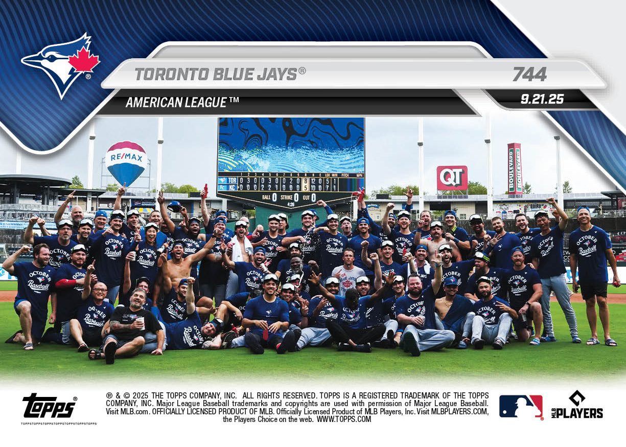 Toronto Blue Jays - 2025 MLB Topps NOW® - Card 744