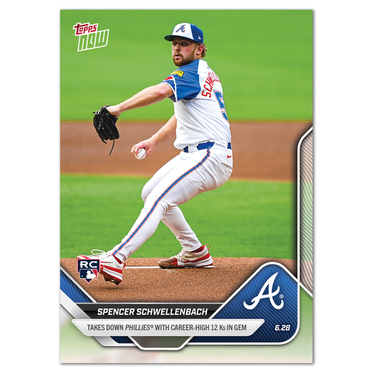 Spencer Schwellenbach - 2025 MLB Topps NOW® - Card 360