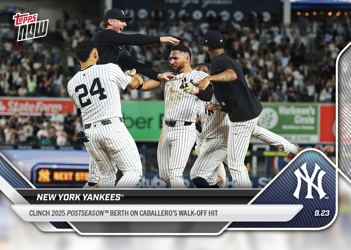 New York Yankees - 2025 MLB Topps NOW® - Card 752